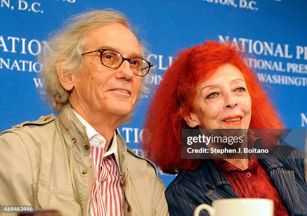 Cristo and Jeanne-Claude international acclaimed artist, announce details of their plans for "Over the River", A Work in Progress in Washington DC....