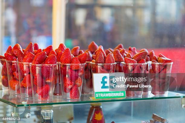 Strawberries for sale.