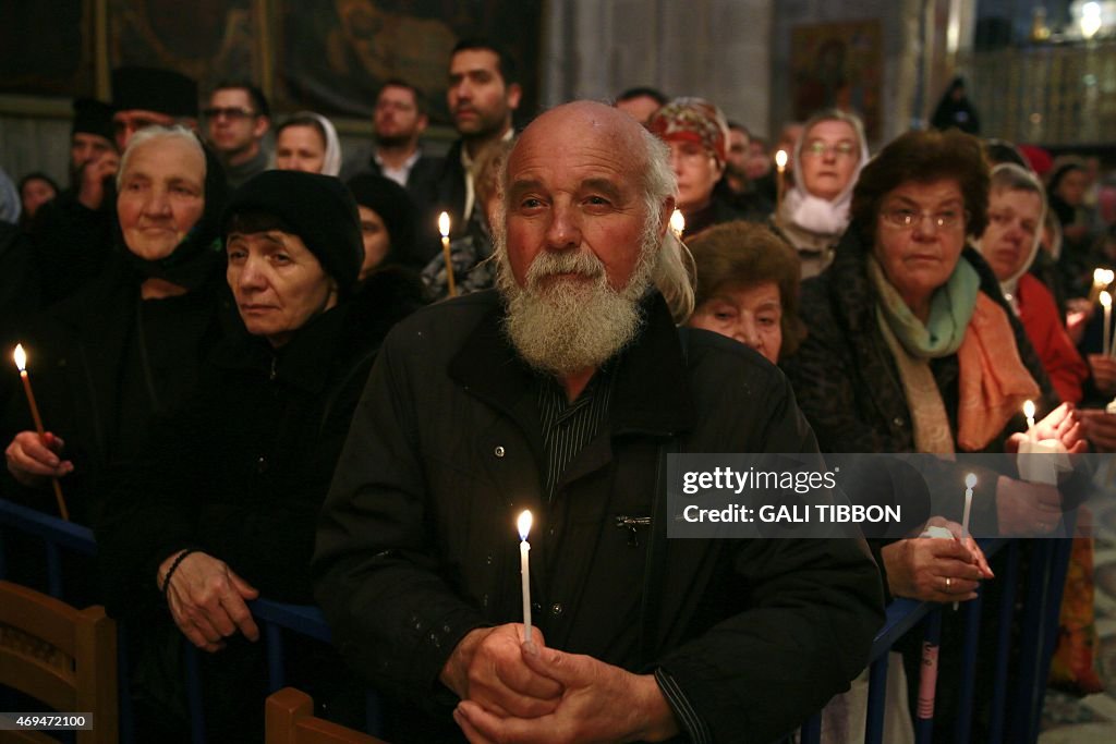 ISRAEL-PALESTINIAN-RELIGION-CHRISTIANITY-ORTHODOX EASTER