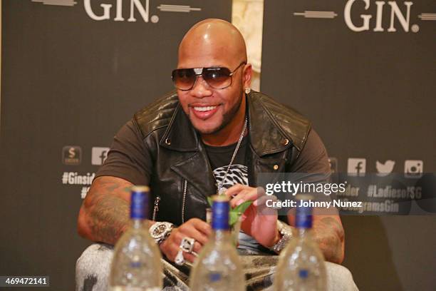 Flo Rida attends the Mixology Suite during NBA All-Star Weekend 2014 at The Ritz-Carlton New Orleans on February 14, 2014 in New Orleans, Louisiana.