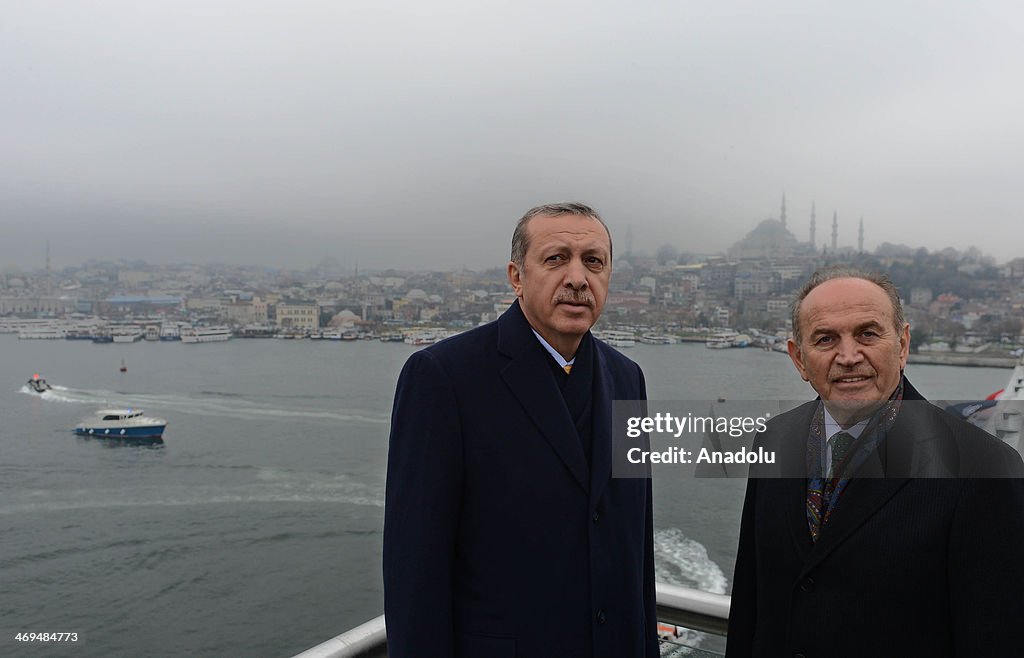 Opening Ceremony of Subway Bridge-Yenikapi Subway Station