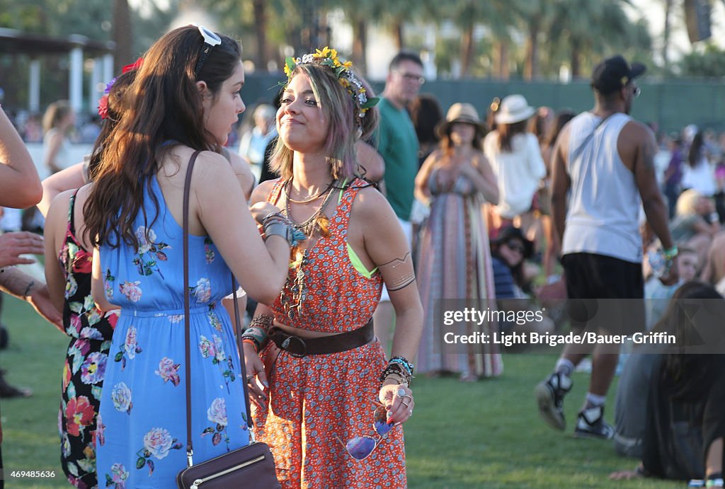 Celebrity Sights at the 2015 Coachella Valley Music And Arts Festival - Weekend 1