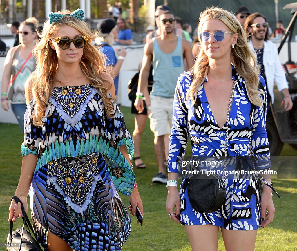 Celebrity Sights at the 2015 Coachella Valley Music And Arts Festival - Weekend 1