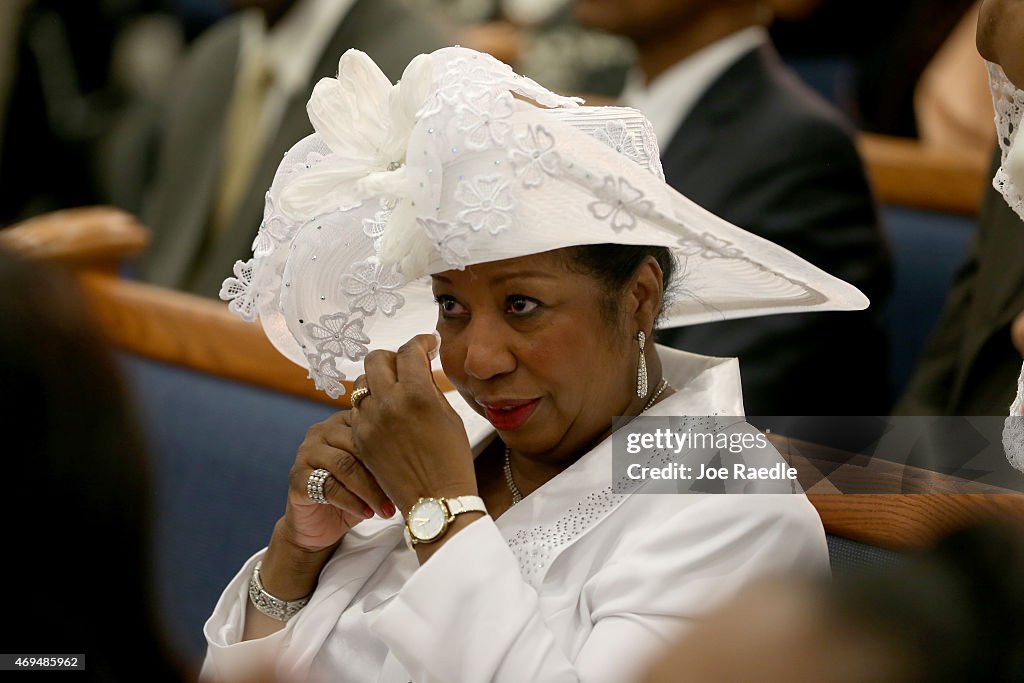 Al Sharpton Holds Sermon And Vigil In North Charleston For Walter Scott