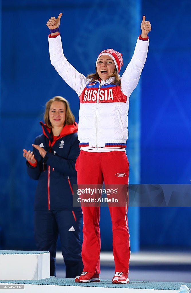 Medal Ceremony - Winter Olympics Day 8