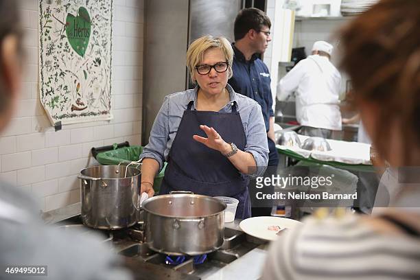 Chef Jody Williams attend the New York Culinary Experience 2015 Presented By New York Magazine And The International Culinary Center - Day 2 at David...