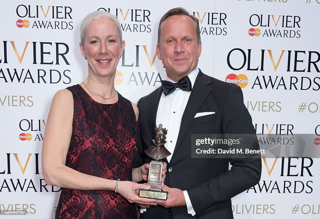 The Olivier Awards - Winners Room