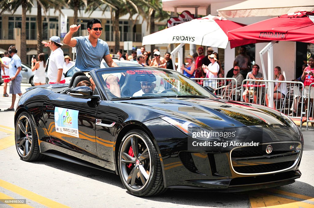 Miami Beach Gay Pride Parade - Grand Marshall Mario Lopez