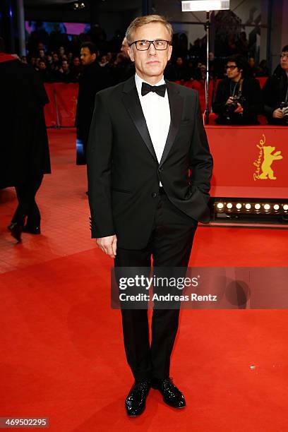 Christoph Walz arrives for the closing ceremony during 64th Berlinale International Film Festival at Berlinale Palast on February 15, 2014 in Berlin,...