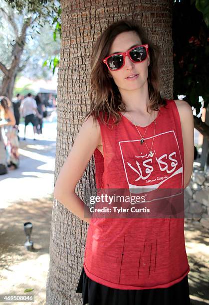 Emily Kokal attends The Retreat At The Sparrows Lodge on April 12, 2015 in Palm Springs, California.