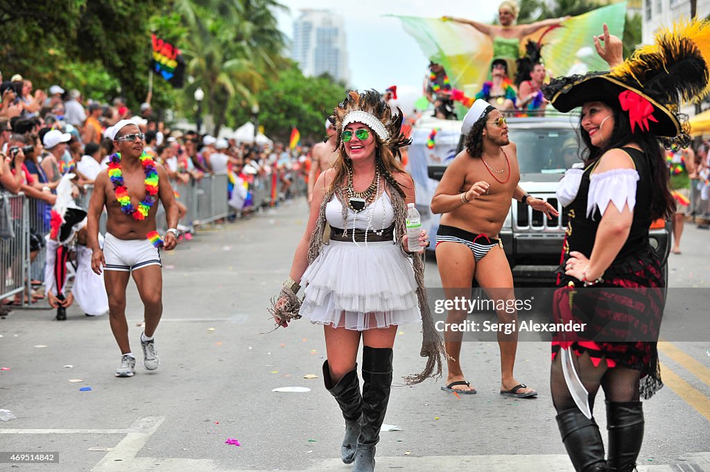 Miami Beach Gay Pride Parade - Grand Marshall Mario Lopez