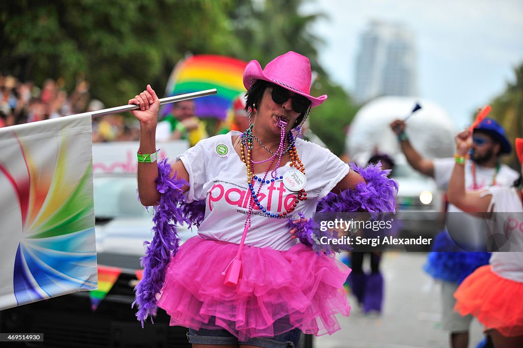 Miami Beach Gay Pride Parade - Grand Marshall Mario Lopez