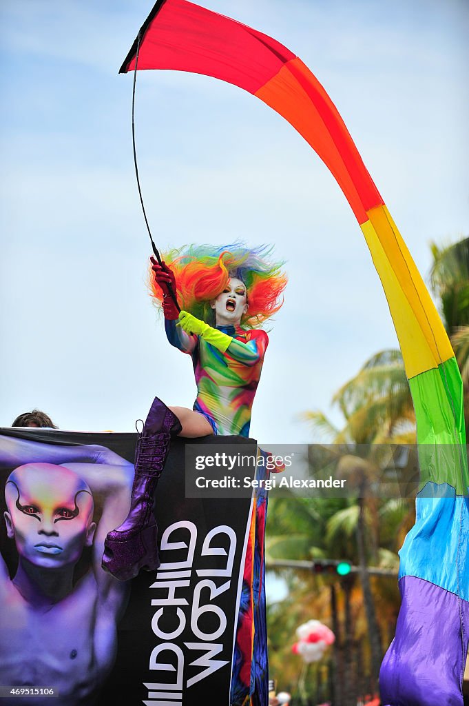 Miami Beach Gay Pride Parade - Grand Marshall Mario Lopez