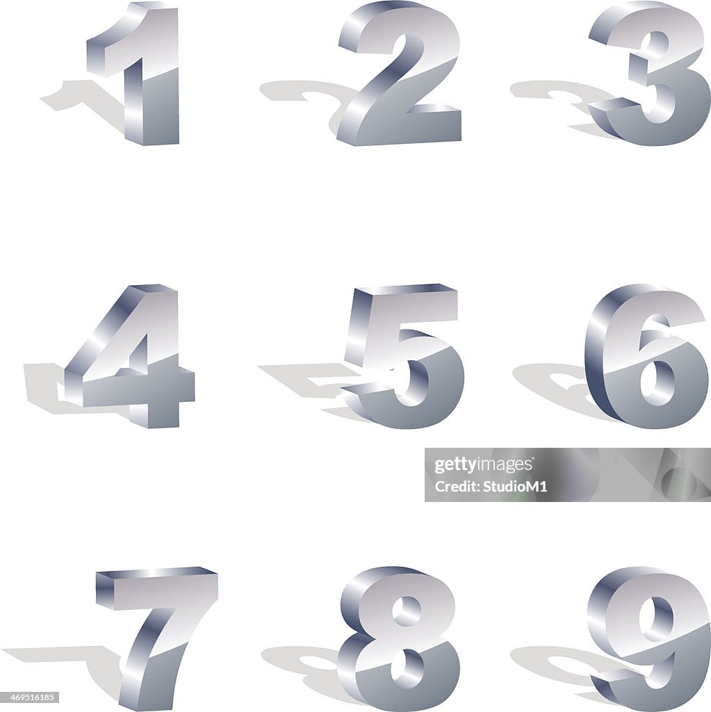 Numbers High-Res Vector Graphic - Getty Images