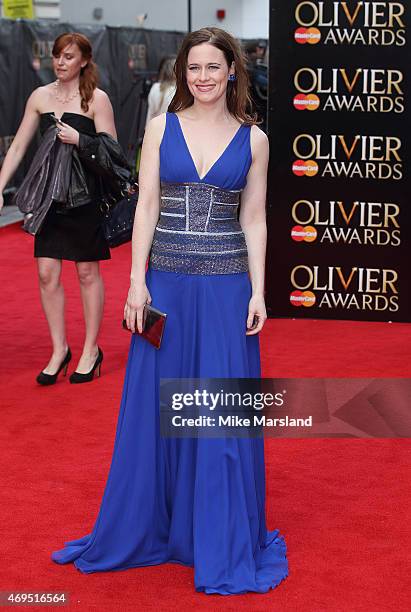 Katie Brayben attends The Olivier Awards at The Royal Opera House on April 12, 2015 in London, England.