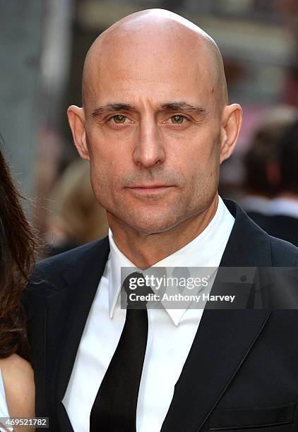 Mark Strong attends The Olivier Awards at The Royal Opera House on April 12, 2015 in London, England.