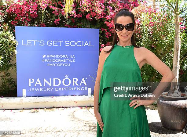 Janie Bryant attends the Art Of You in Fashion brunch moderated by Merle Ginsberg with designers Nanette Lepore and Tracy Reese at the PANDORA...