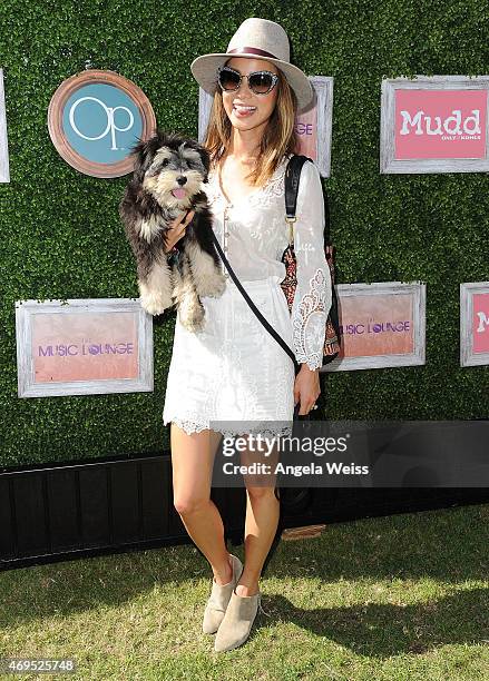 Actress Jamie Chung attends The Music Lounge, Presented By Mudd & Op event on April 12, 2015 in Palm Springs, California.