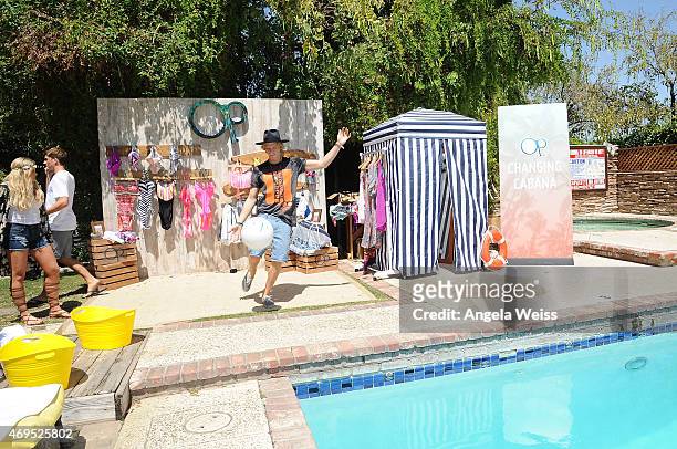 Cody Simpson attends The Music Lounge, Presented By Mudd & Op event on April 12, 2015 in Palm Springs, California.
