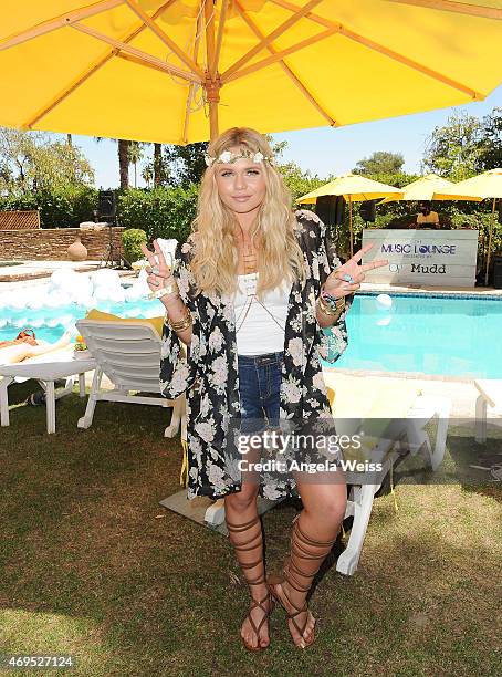 Alli Simpson attends The Music Lounge, Presented By Mudd & Op event at Ingleside Inn on April 12, 2015 in Palm Springs, California.