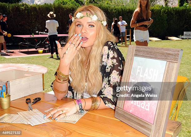 Alli Simpson attends The Music Lounge, Presented By Mudd & Op event at Ingleside Inn on April 12, 2015 in Palm Springs, California.