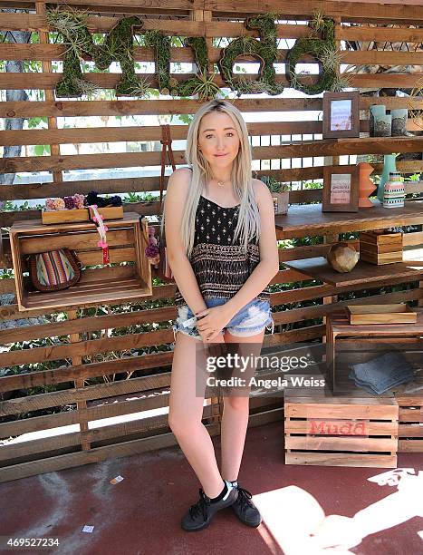 Noah Cyrus attends The Music Lounge, Presented By Mudd & Op event at Ingleside Inn on April 12, 2015 in Palm Springs, California.