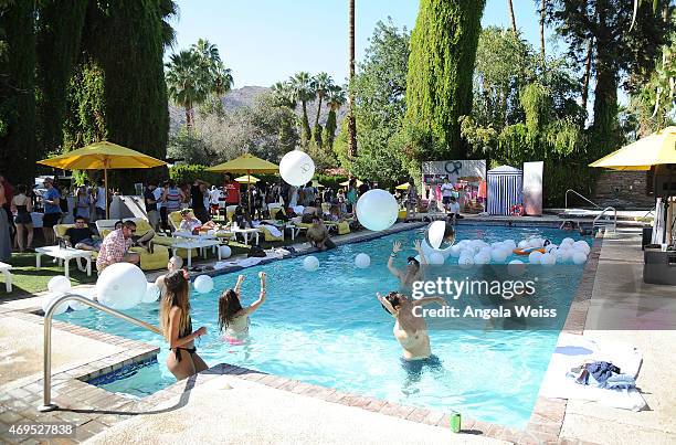 General view of atmosphere at The Music Lounge, Presented By Mudd & Op event on April 12, 2015 in Palm Springs, California.