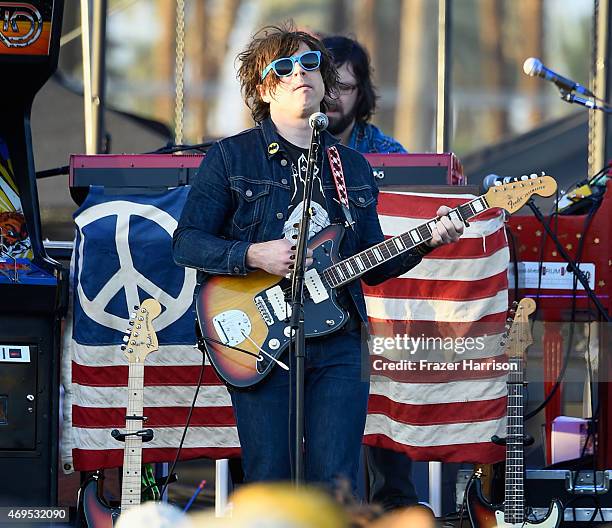 Singer-songwriter Ryan Adams performs onstage during day 3 of the 2015 Coachella Valley Music & Arts Festival at the Empire Polo Club on April 12,...