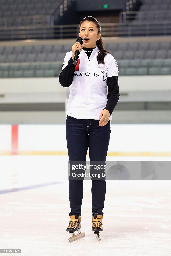 Children On The Ice - Laureus Sport For Good Project - Laureus World Sports Awards - Shanghai 2015