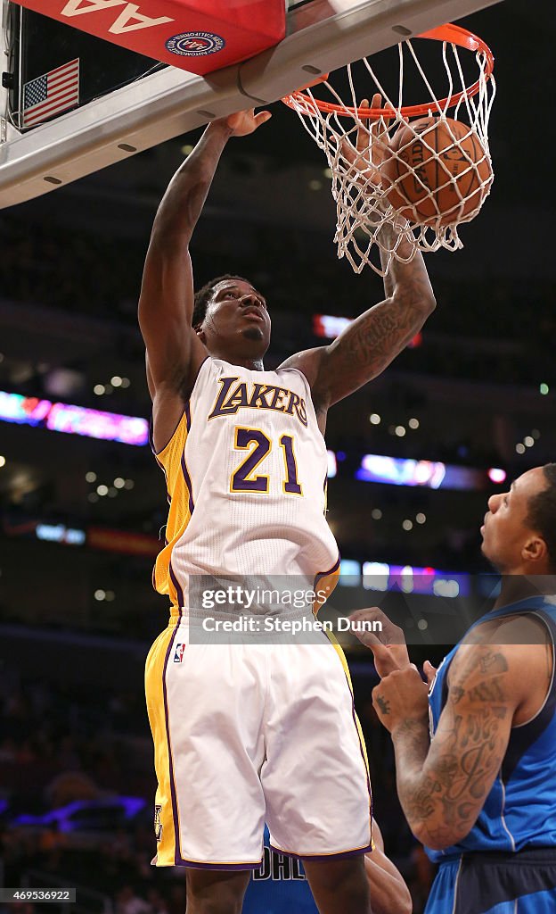 Dallas Mavericks v Los Angeles Lakers