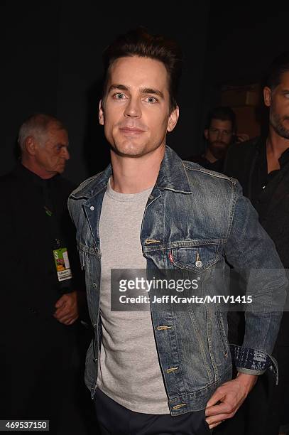 Actor Matt Bomer attends The 2015 MTV Movie Awards at Nokia Theatre L.A. Live on April 12, 2015 in Los Angeles, California.