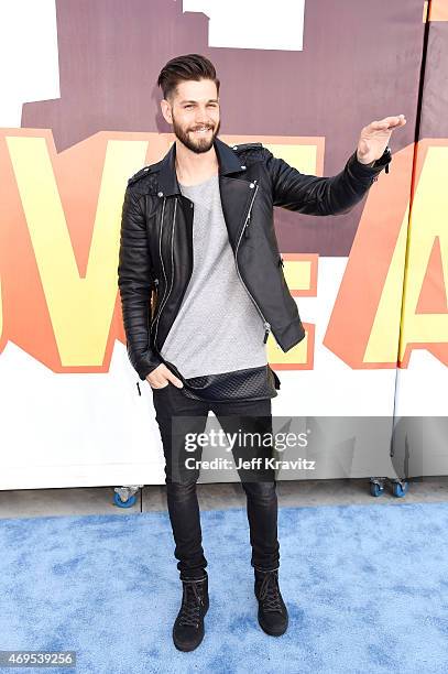 Actor Casey Jon Deidrick attends The 2015 MTV Movie Awards at Nokia Theatre L.A. Live on April 12, 2015 in Los Angeles, California.