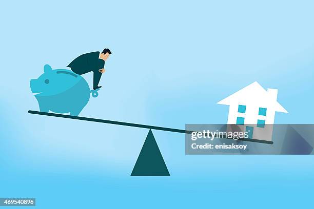 mortgage - rural banking stock-grafiken, -clipart, -cartoons und -symbole