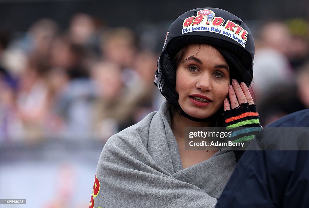 Naked Sledding World Championships 2014