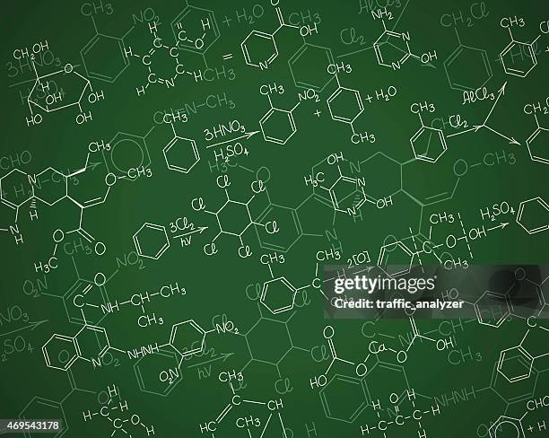 chemie hintergrund - chemische formel stock-grafiken, -clipart, -cartoons und -symbole