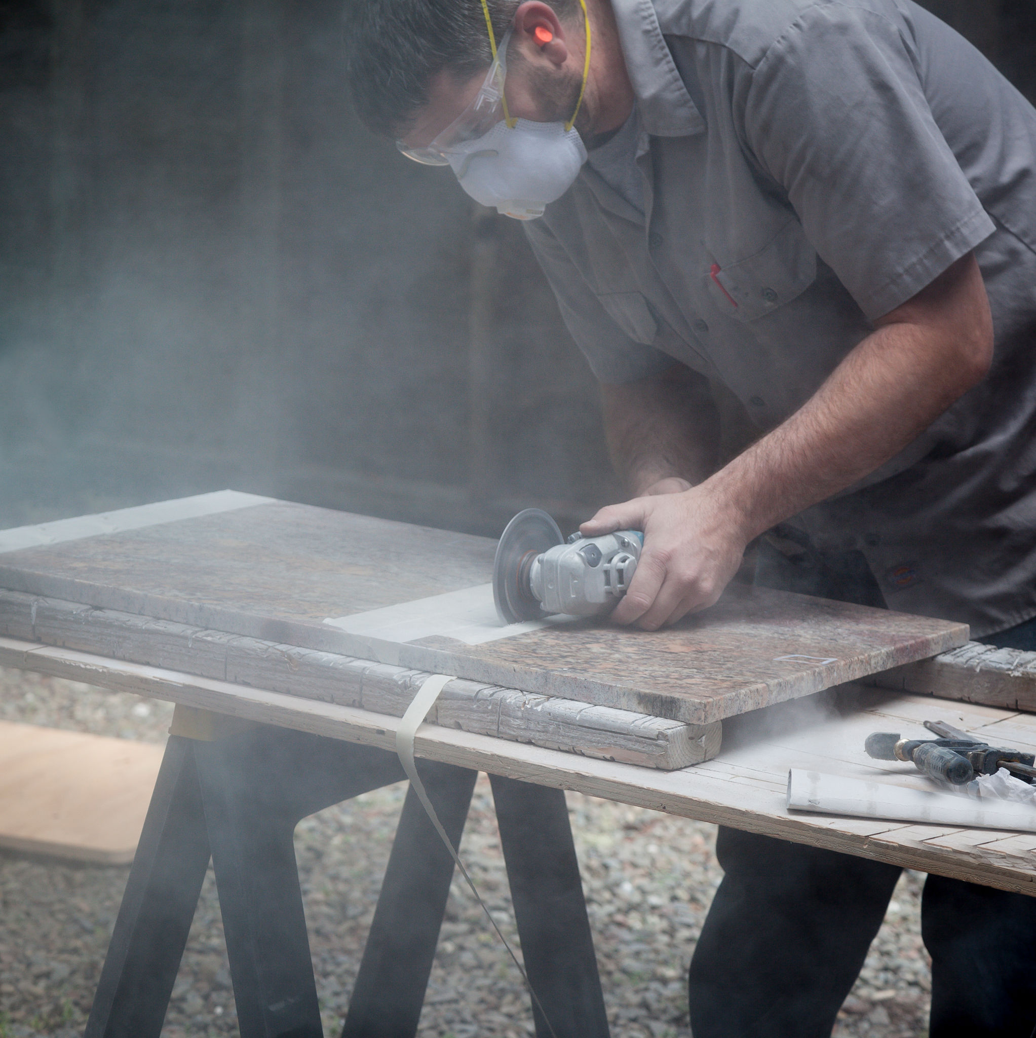 cutting countertop