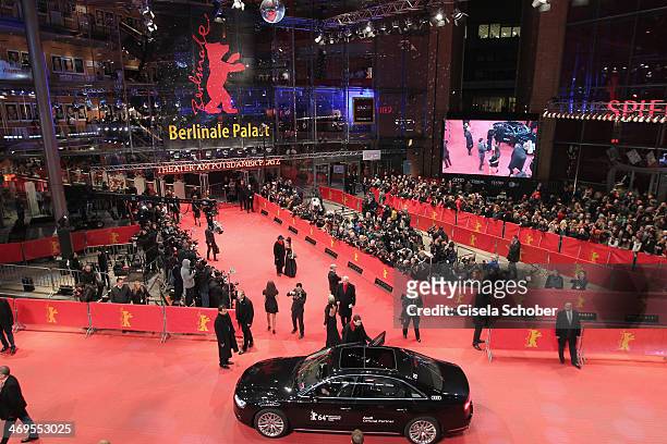 General view during the closing ceremony during the 64th Berlinale International Film Festival at Berlinale Palast on February 15, 2014 in Berlin,...