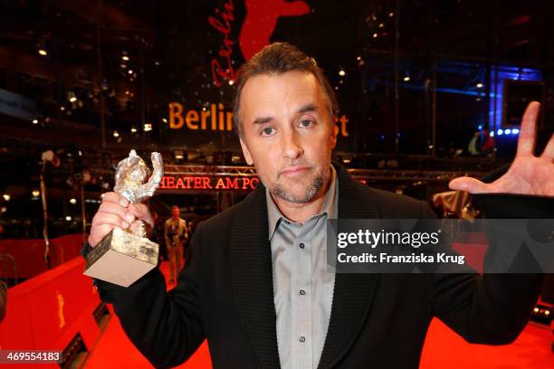 Richard Linklater attends the closing ceremony during the 64th Berlinale International Film Festival at Berlinale Palast on February 15, 2014 in...