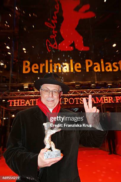 Dieter Kosslick attends the closing ceremony during the 64th Berlinale International Film Festival at Berlinale Palast on February 15, 2014 in...