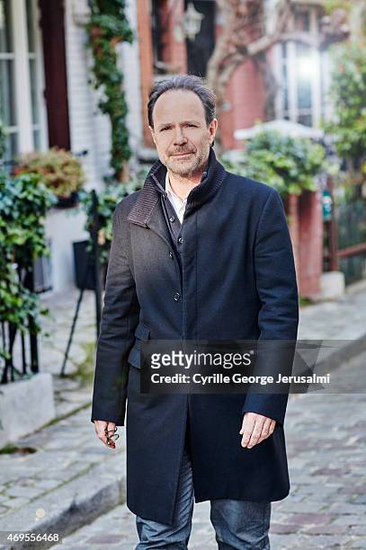 Writter Marc Levy is photographed for Gala on March 18, 2015 in Paris, France.
