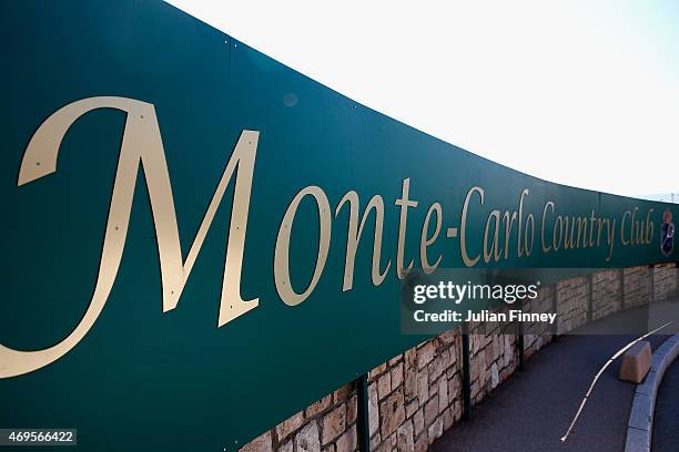 General of the view outside the entrance during day two of the Monte Carlo Rolex Masters tennis at the Monte-Carlo Sporting Club on April 13, 2015 in...