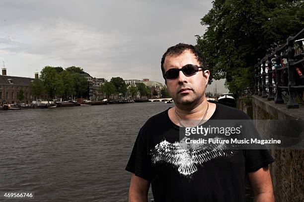 Portrait of English dance music producer and DJ Dave Clarke photographed near his recording studio in Amsterdam, on June 28, 2012.