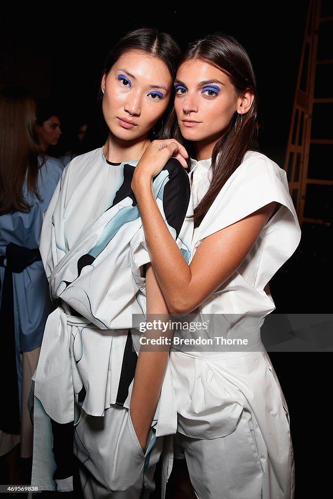 Gary Bigeni - Backstage - Mercedes-Benz Fashion Week Australia 2015