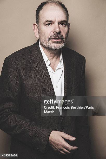 Actor and film director Jean-Pierre Darroussin is photographed for Paris Match on March 12, 2015 in Paris, France.