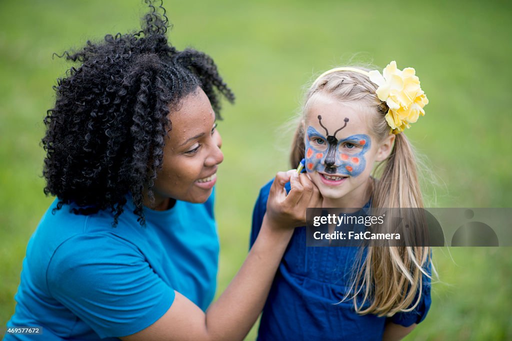 Face Painting at the Park