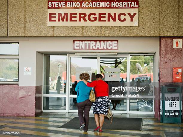 The families of the people who were injured in the collapse of a church building in Lagos wait at Steve Biko Academic Hospital on September 22, 2014...