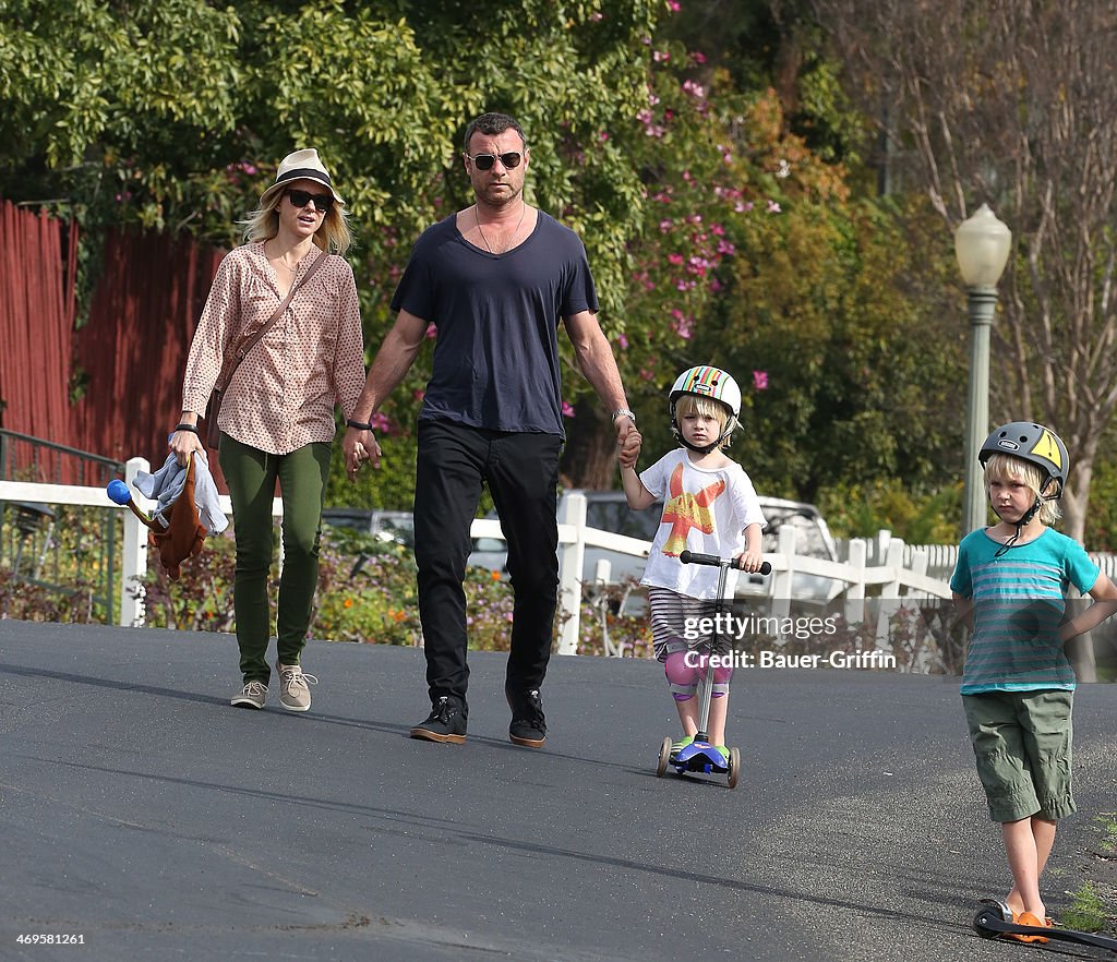 Celebrity Sightings In Los Angeles - February 15, 2014