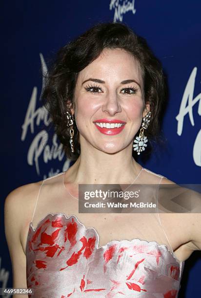 Sarrah Strimel attends the Broadway Opening Night After Party for 'An American In Paris' at The Pierre Hotel on April 12, 2015 in New York City.