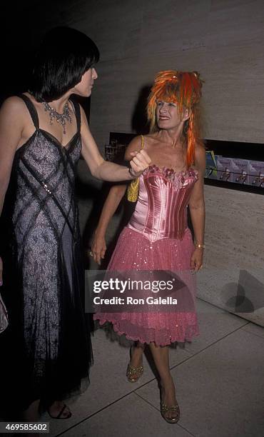 Betsey Johnson attends 19th Annual Council of Fashion Designers of America Awards on June 15, 2000 at the Avery Fisher Hall at Lincoln Center in New...