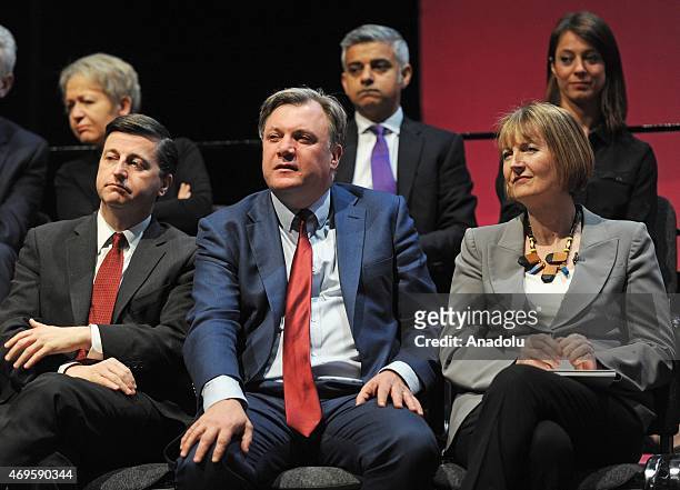 Shadow Cabinet Ministers Douglas Alexander UK's Shadow Secretary for Foreign and Commonwealth Affairs, Ed Balls UK's Shadow Chancellor of the...